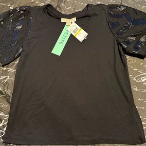 Michael Kors Black Petite Top